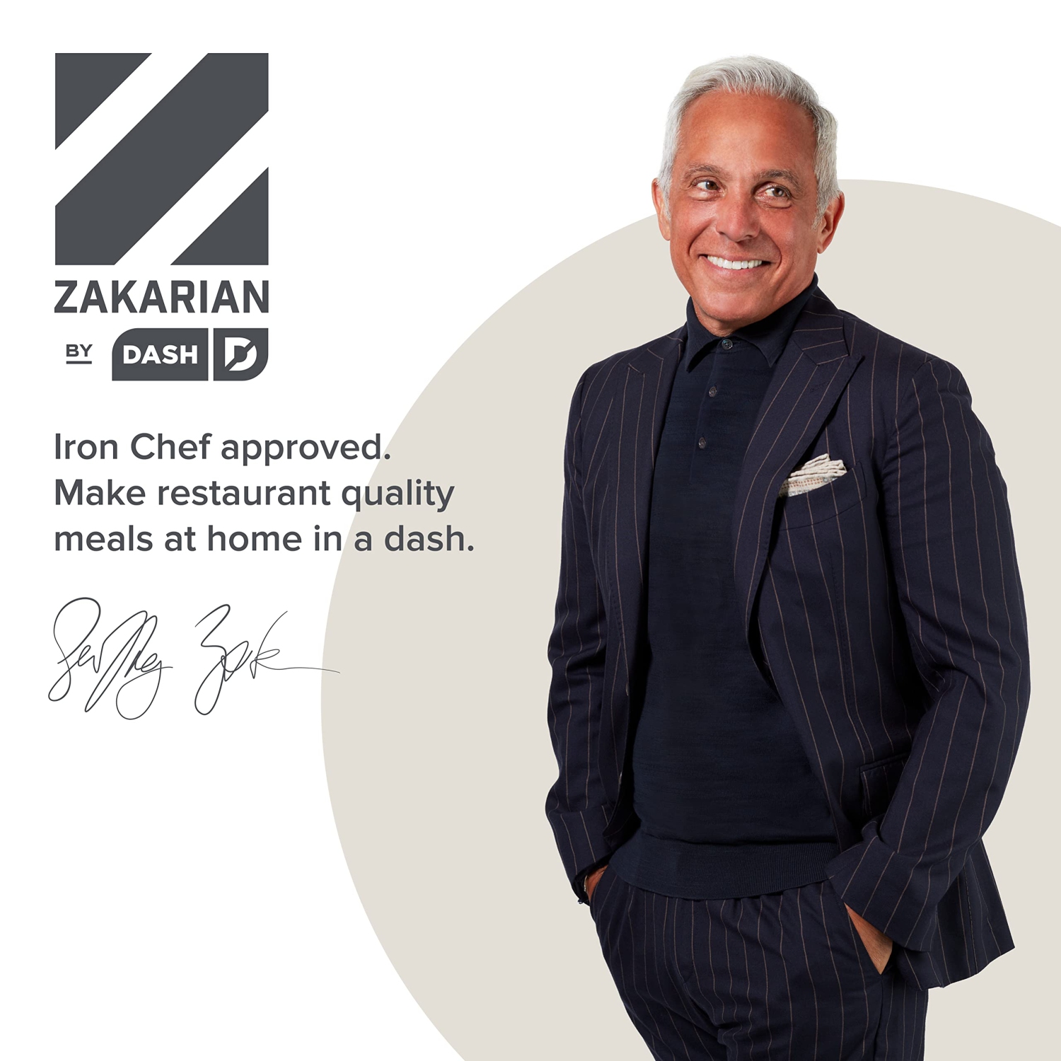 Zakarian by Dash 9.5 Inch Small Nonstick Cast Iron Skillet, Titanium Ceramic Coated Frying Pan, Blue