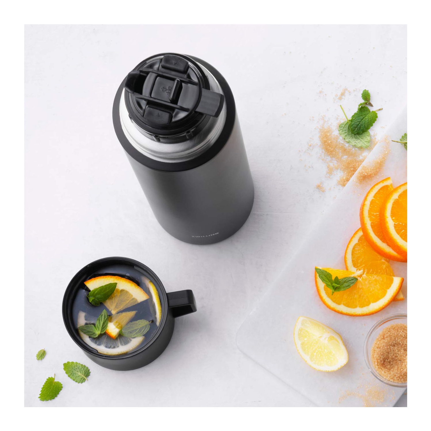 ZWILLING – Bouteille thermique pour boissons, 33,8&nbsp;oz, noir mat