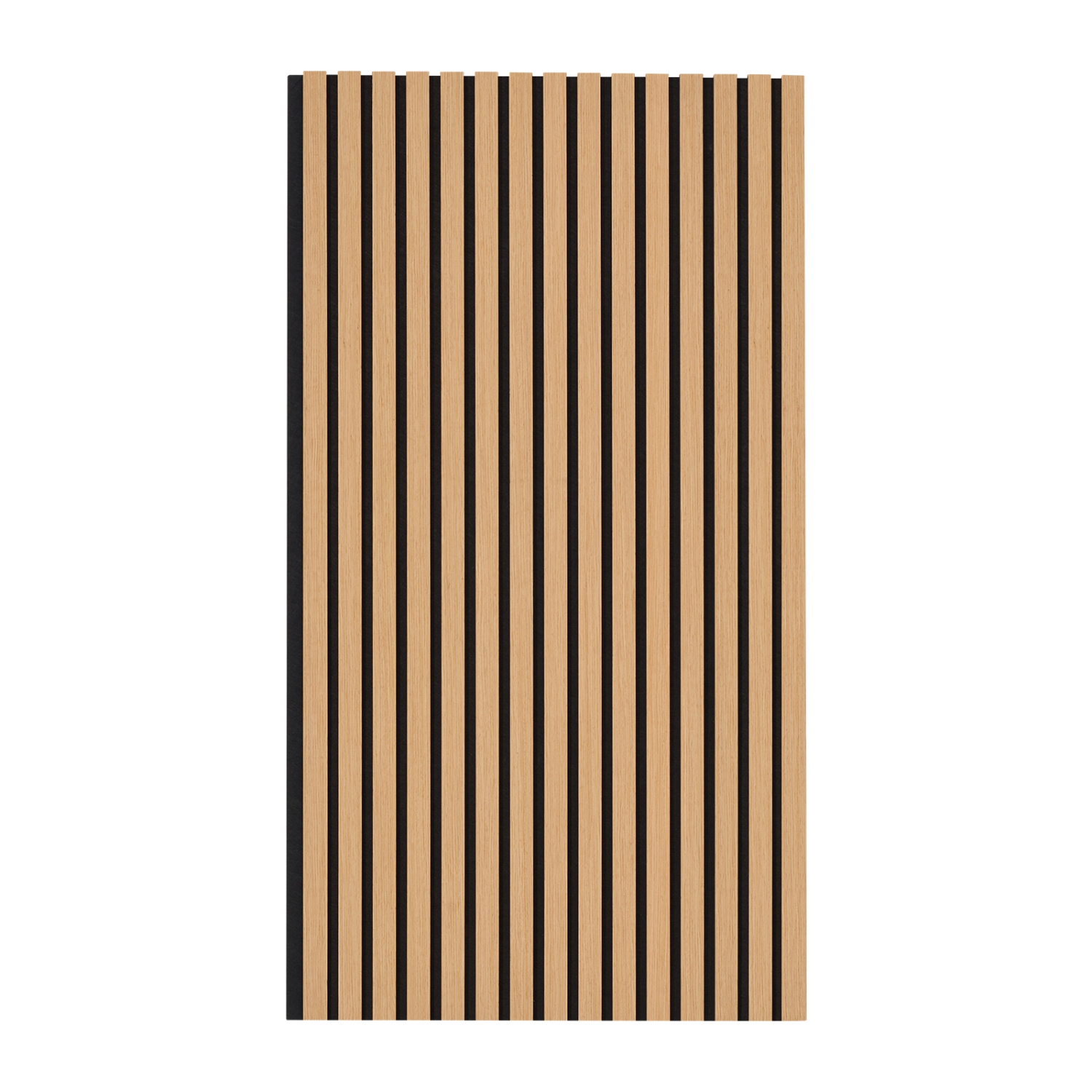VEVOR 23.6 x 47.2 inch Wood Slat Acoustic Panels, MDF Accent Wooden Wall Panels for Modern Interior Wall Decor, Faux Wood Wall Board Panels for Noise