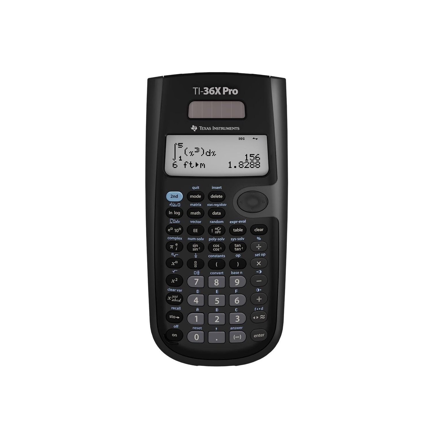 Texas Instruments – Calculatrice TI-36X Pro Engineering/Scientific, noir, 9,7&nbsp;po
