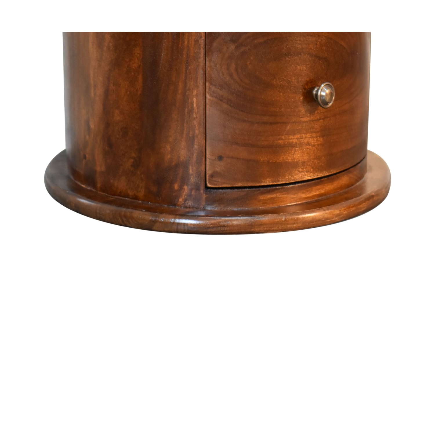 Artisan Furniture – Baril marron à 3 tiroirs en bois massif