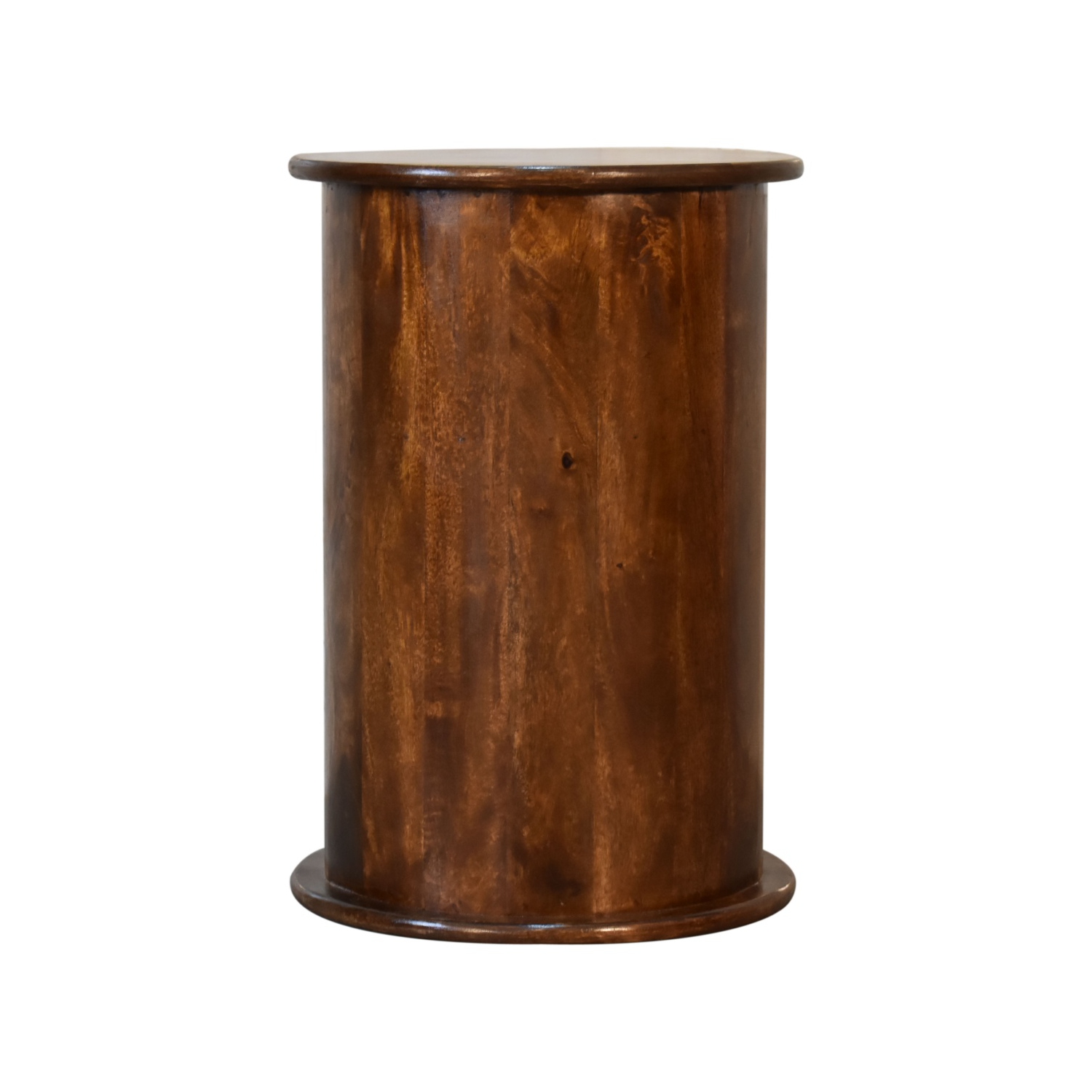 Artisan Furniture – Baril marron à 3 tiroirs en bois massif