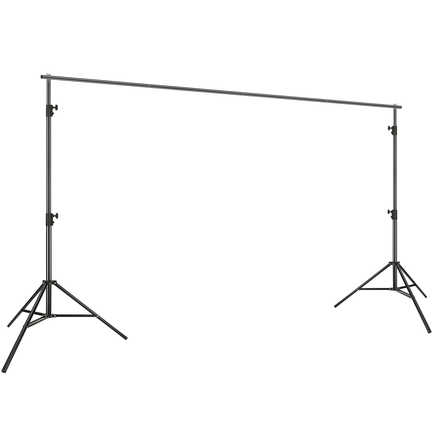 VEVOR 12 x 10 ft Heavy Duty Backdrop Stand, Height Adjustable Photography Backdrop Stand, Background Support System with 6 Clamps and A Carry Bag,