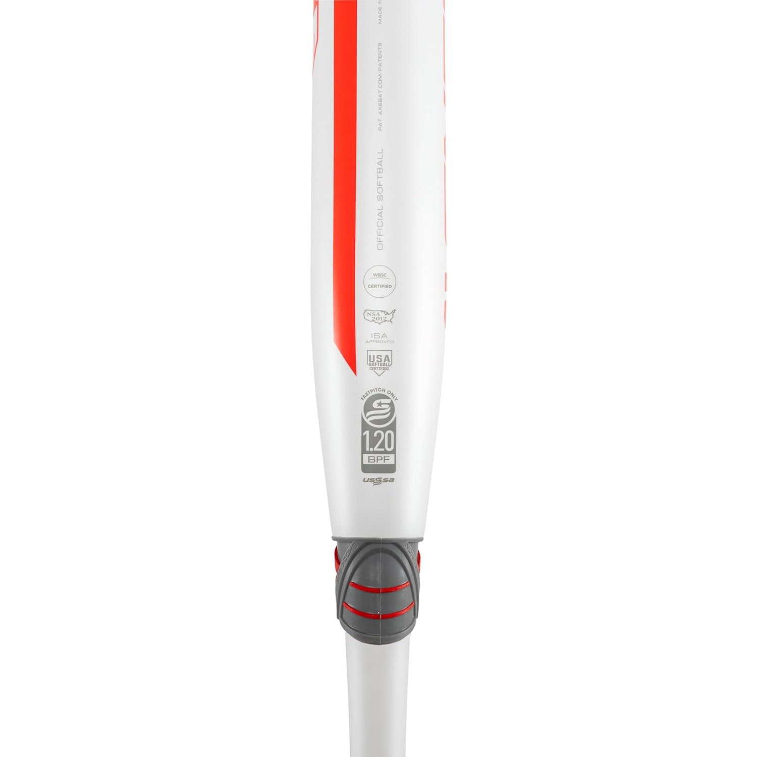 Axe | 2023 | Avenge Pro Infrared Fastpitch Bat | 3-Piece Composite | -10 | Fastpitch Axe Handle | White/Grey/Red | 31 inch/21 Ounce