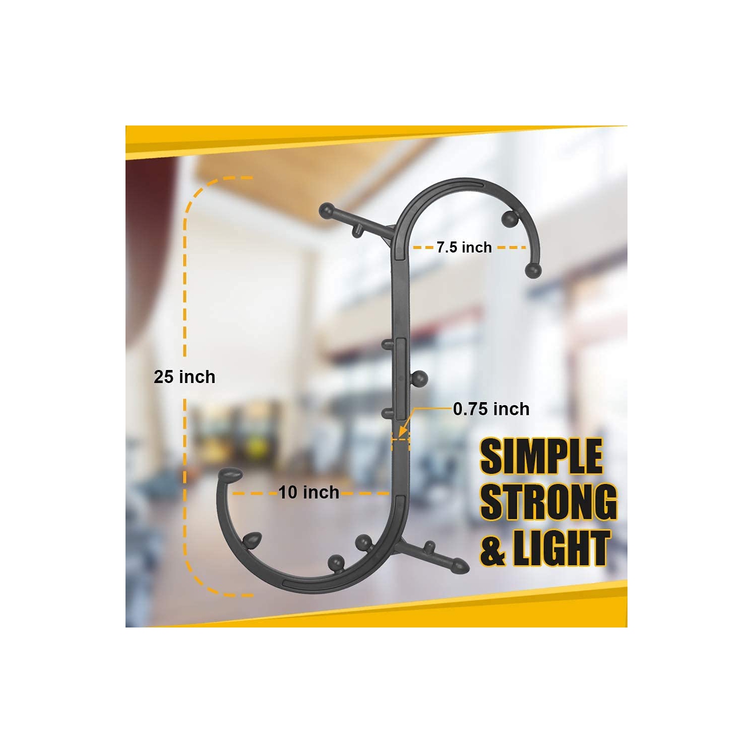 Trigger Point Massager for Neck and Back, Handheld Manual Self Massage Tool, Lower Back and Shoulder Massager, Myofascial Release