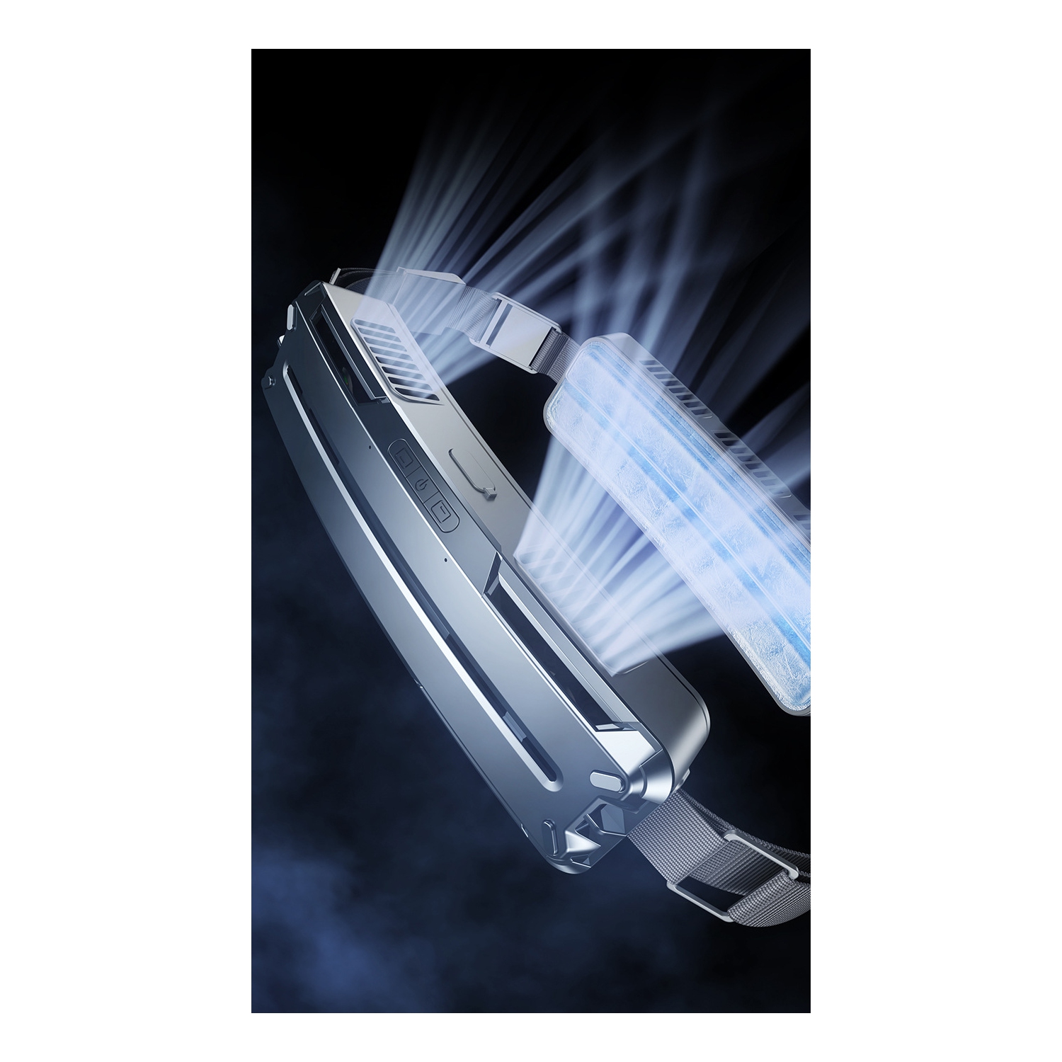 New Ice Waist Fan Outdoor Sports Portable Cooling Fan Mini USB Waist Hanging Fan Waist Charging Cooling Fan 3 Speeds Suitable for Outdoor Sports -