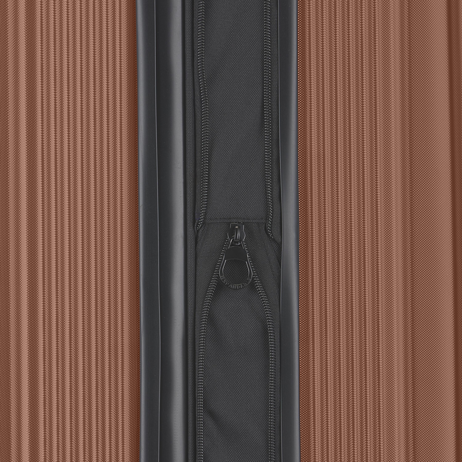 Bugatti - Singapore 3 Piece Hardside Luggage Set with Expansion - Brown