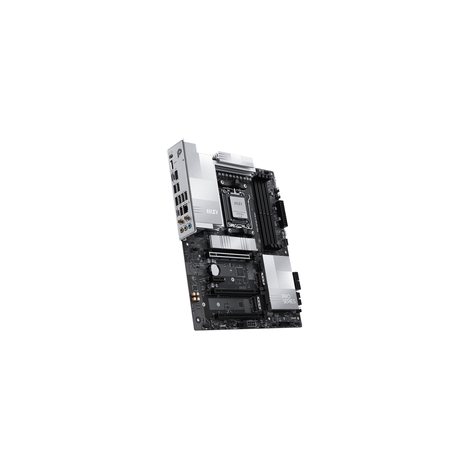 MSI PRO X870E-P Wi-Fi avec DDR5-8200+, audio 7,1, 3 fentes M.2, réseau local 5G, Wi-Fi 7 BT 5,4, carte mère noire