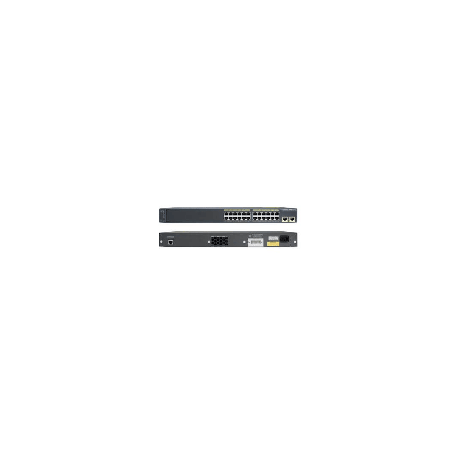 Open Box Cisco WS-C2960-24TT-L Network switch Network switch with rackmount kit and power cord