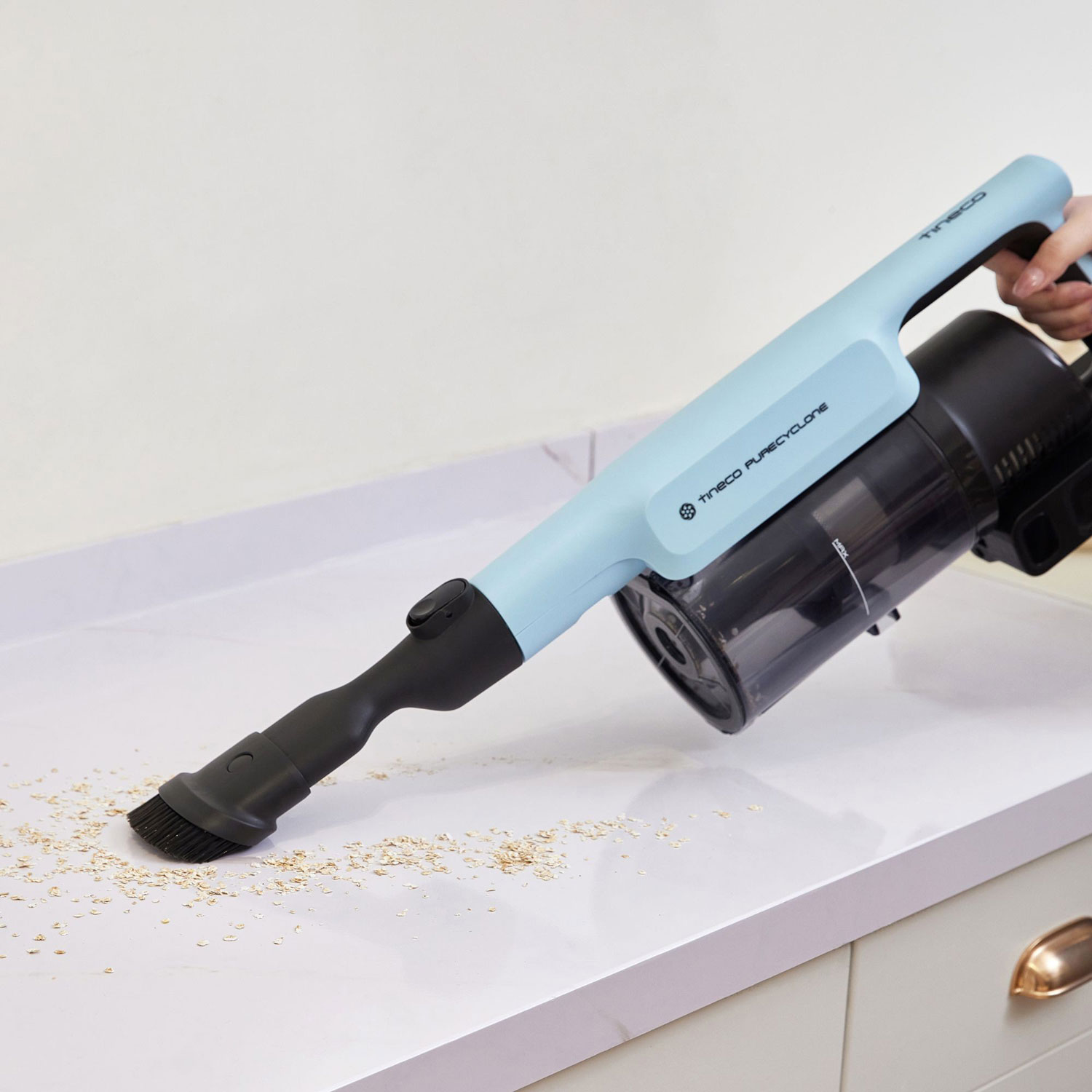 Tineco GO 250 Pet Cyclone Cordless Bagless Stick Vacuum - Black/Powder Blue