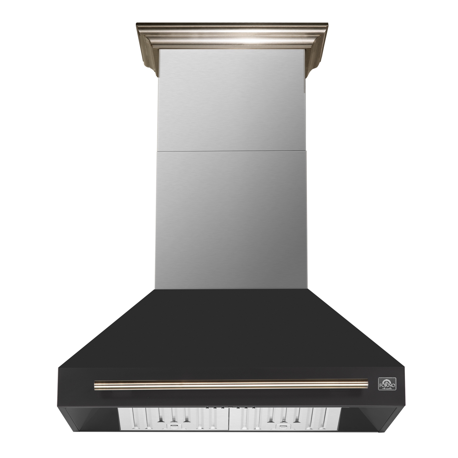 Forno Aria 36 Inch Wall-Mounted Range Hood in Black