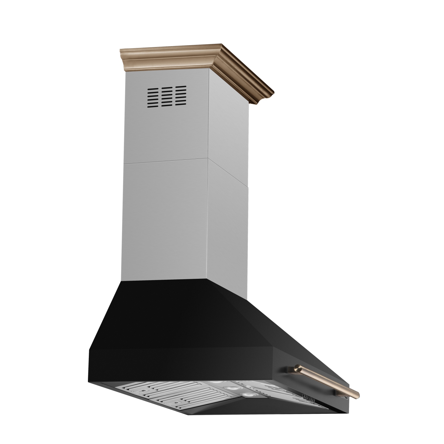 Forno Aria 36 Inch Wall-Mounted Range Hood in Black