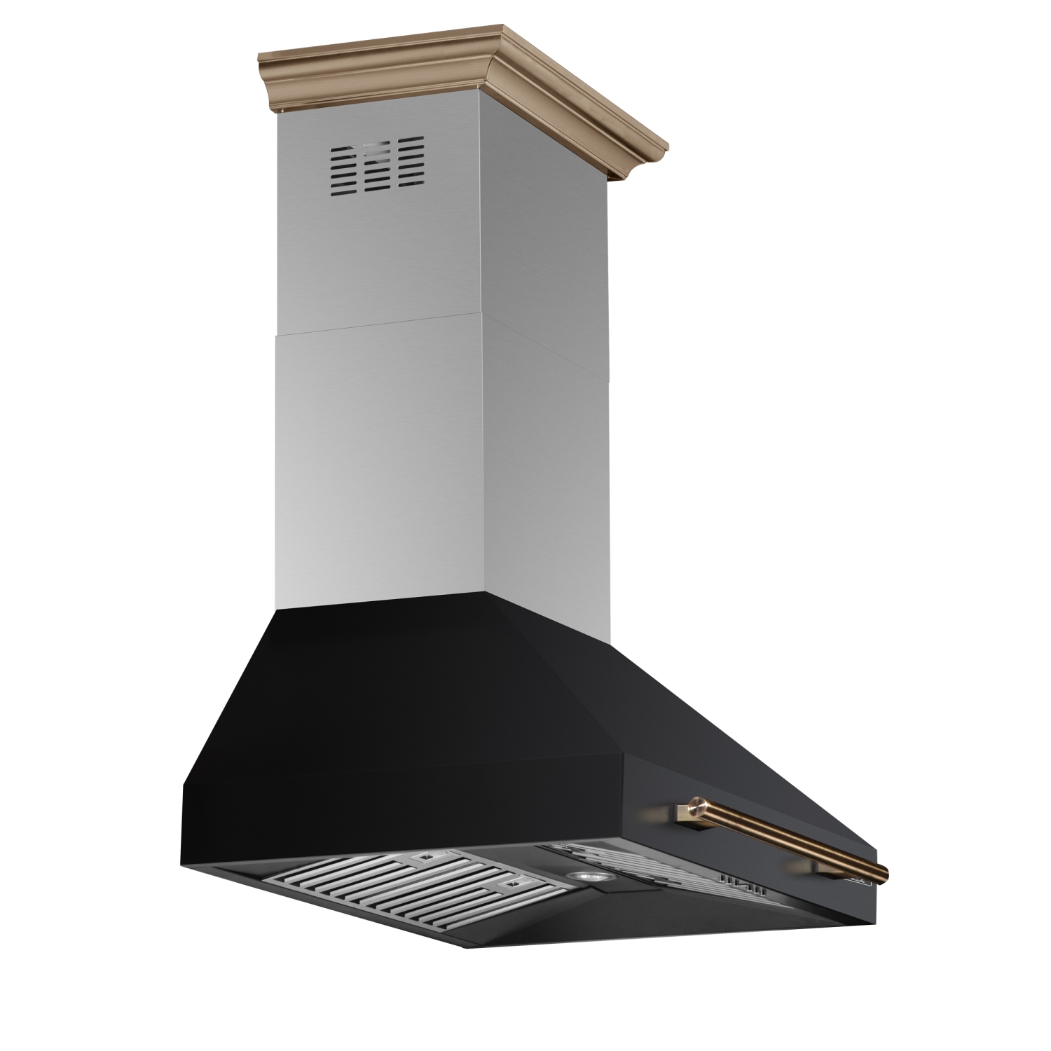 Forno Aria 30 Inch Wall-Mounted Range Hood in Black