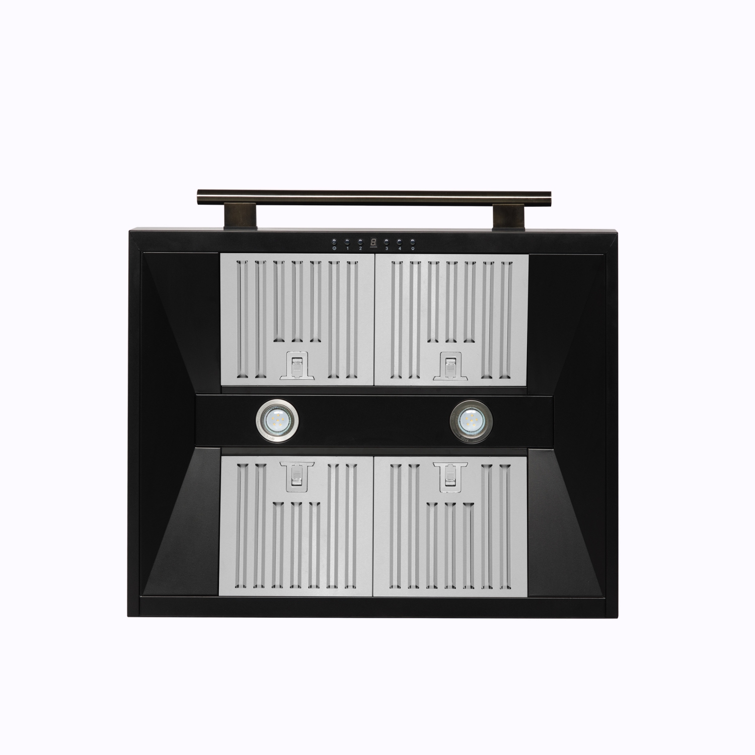 Forno Aria 30 Inch Wall-Mounted Range Hood in Black