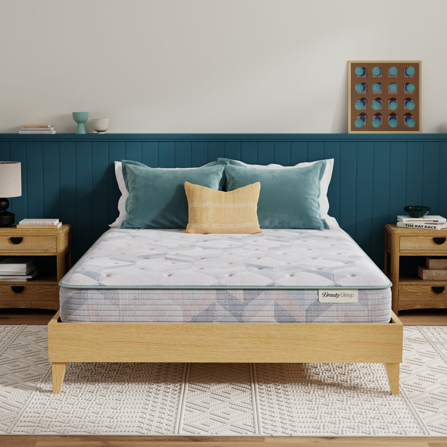 Beauty Sleep 9" Firm Gel Memory Foam Mattress In A Box - King