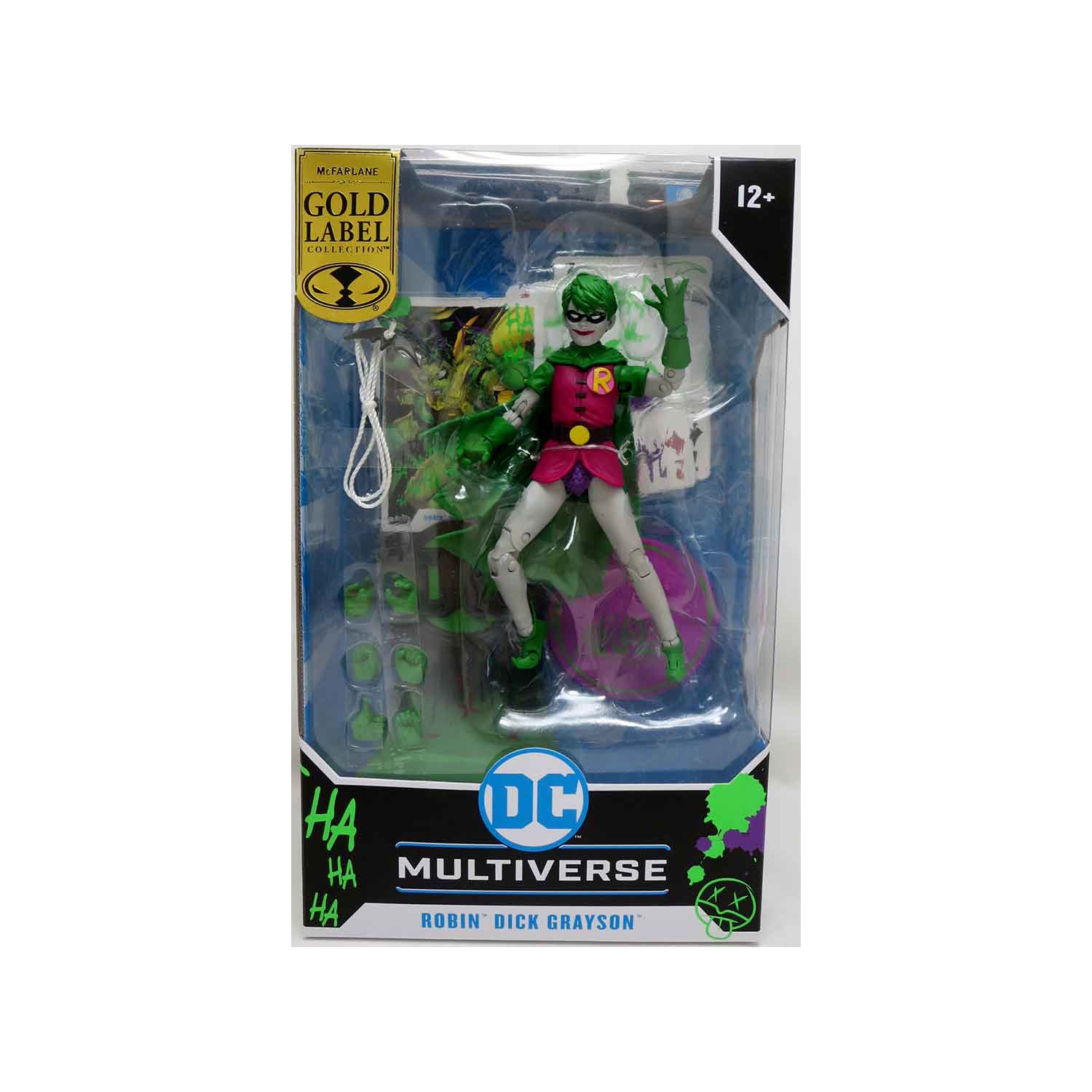 DC Multiverse 7 Inch Action Figure Exclusive - Jokerized Robin Dick Grayson Gold Label