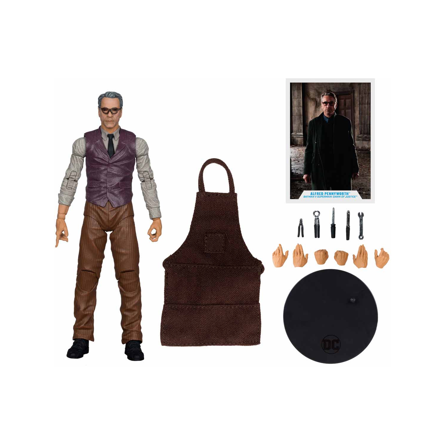 DC Multiverse Batman v Superman Dawn of Justice 7 Inch Action Figure - Alfred Pennyworth
