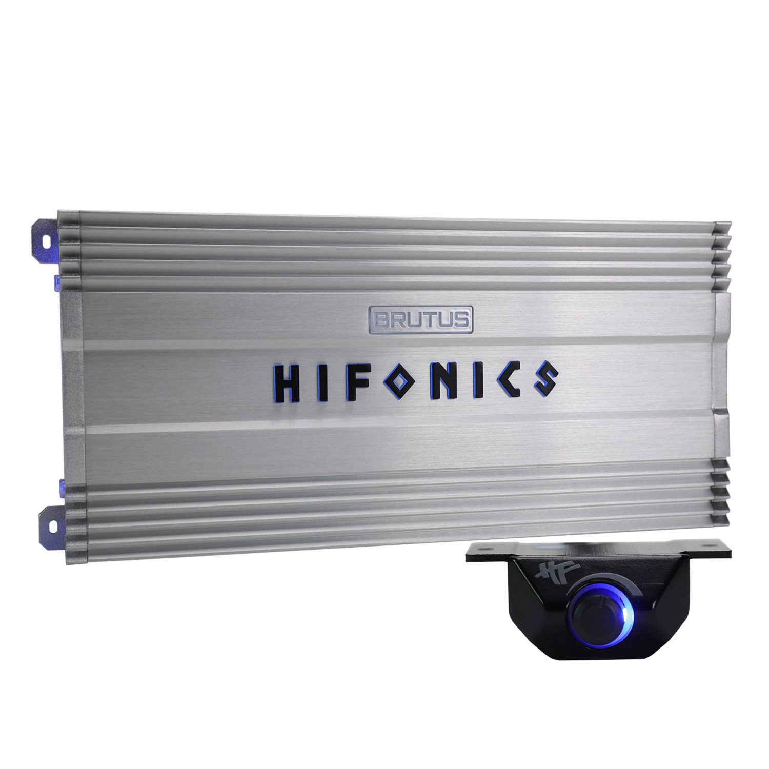 Hifonics – Amplificateur de haut-parleur d'extrêmes graves pour l'auto 4000&nbsp;W Brutus Gamma Mono D BG-4000.1D, bouton de basse