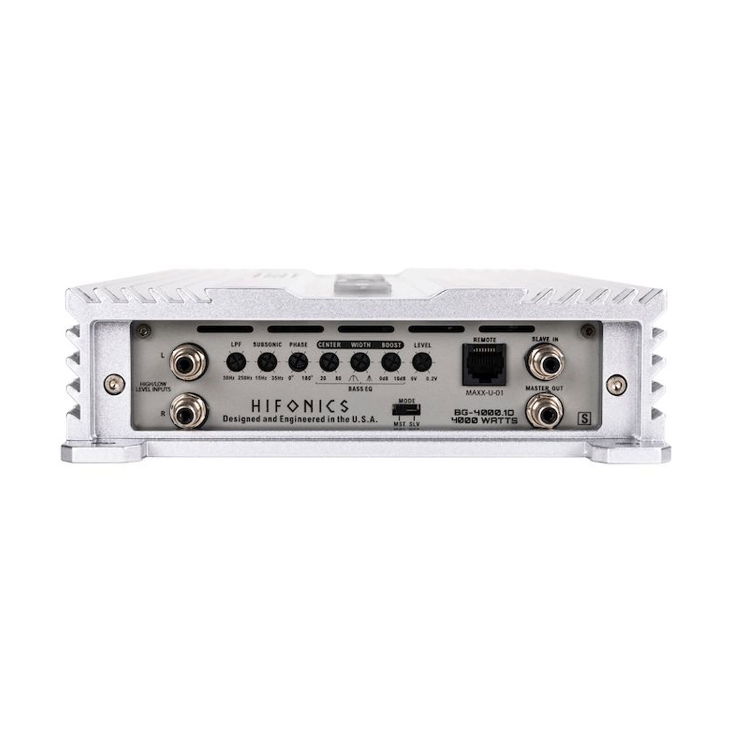 Hifonics – Amplificateur de haut-parleur d'extrêmes graves pour l'auto 4000 W Brutus Gamma Mono D BG-4000.1D, bouton de basse