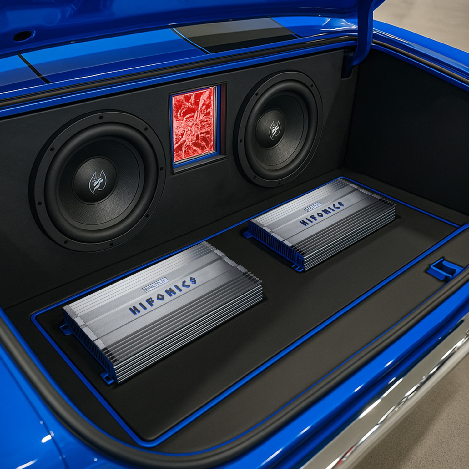 Amplificateur de haut-parleur d'extrêmes graves 4 canaux 1600 W pour l'auto BG-1600,4 Brutus Gamma de Hifonics