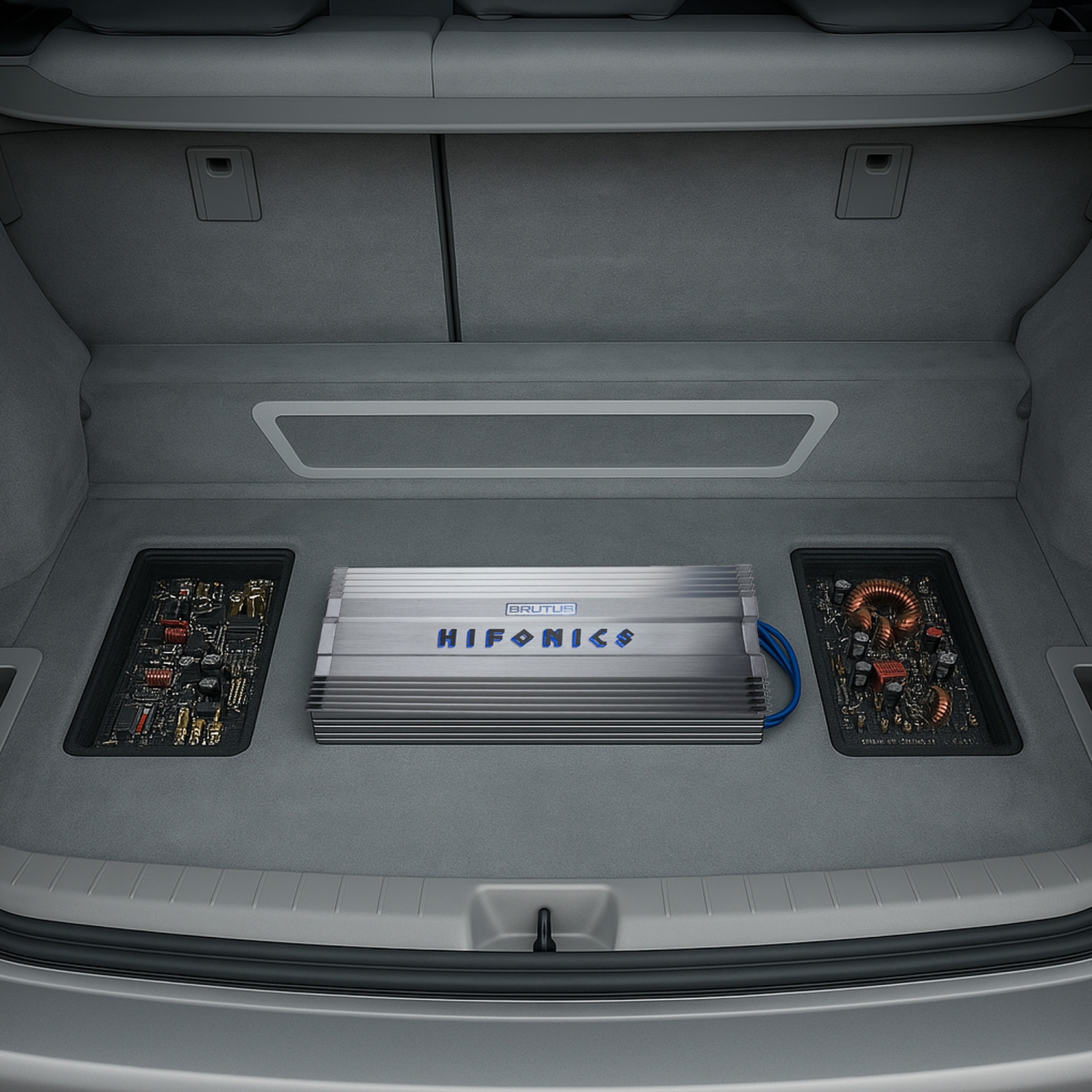 Amplificateur de haut-parleur d'extrêmes graves 4 canaux 1600 W pour l'auto BG-1600,4 Brutus Gamma de Hifonics