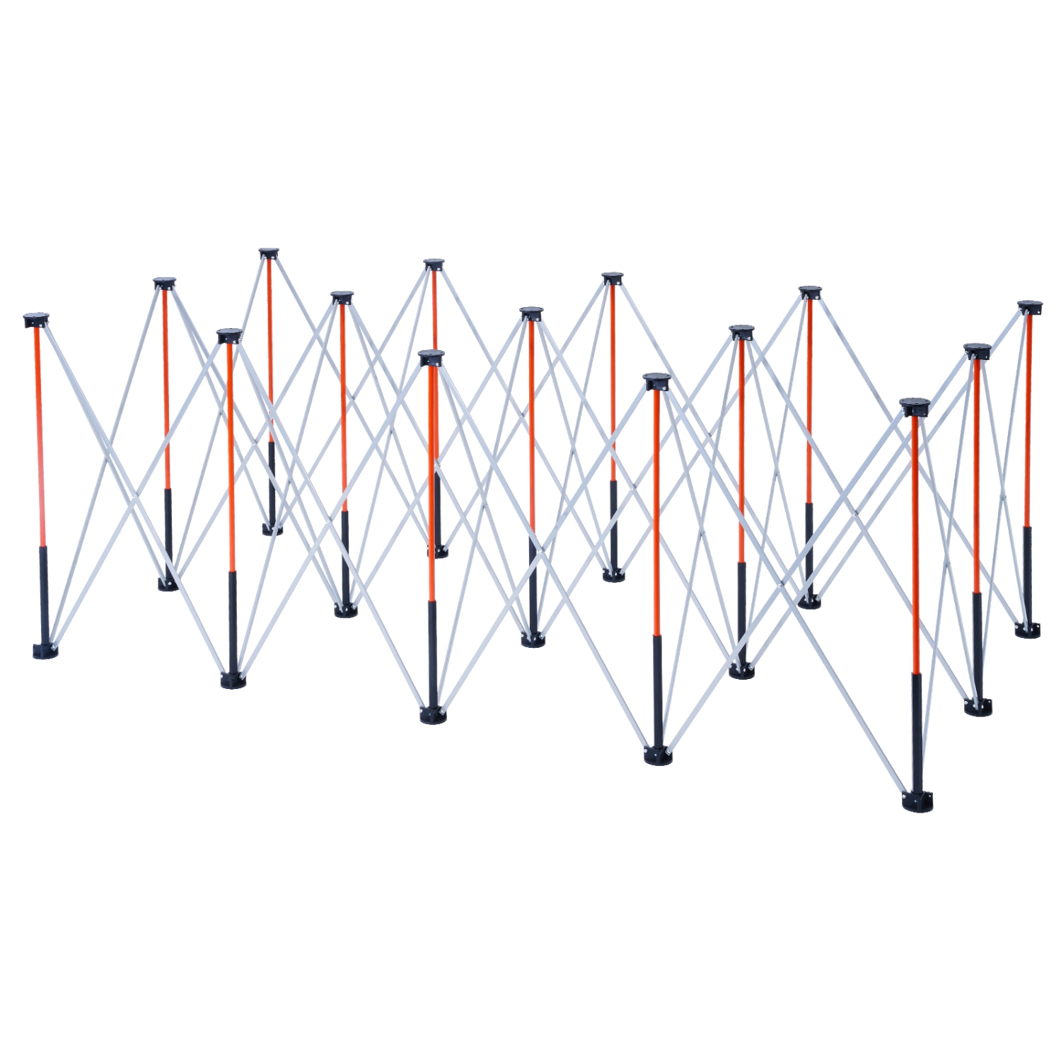 Bâton pliant portatif VEVOR 8,02 x 4.12&nbsp;pi, établi pliable, capacité 6000&nbsp;lb, support de travail pliable sans assemblage avec sac de