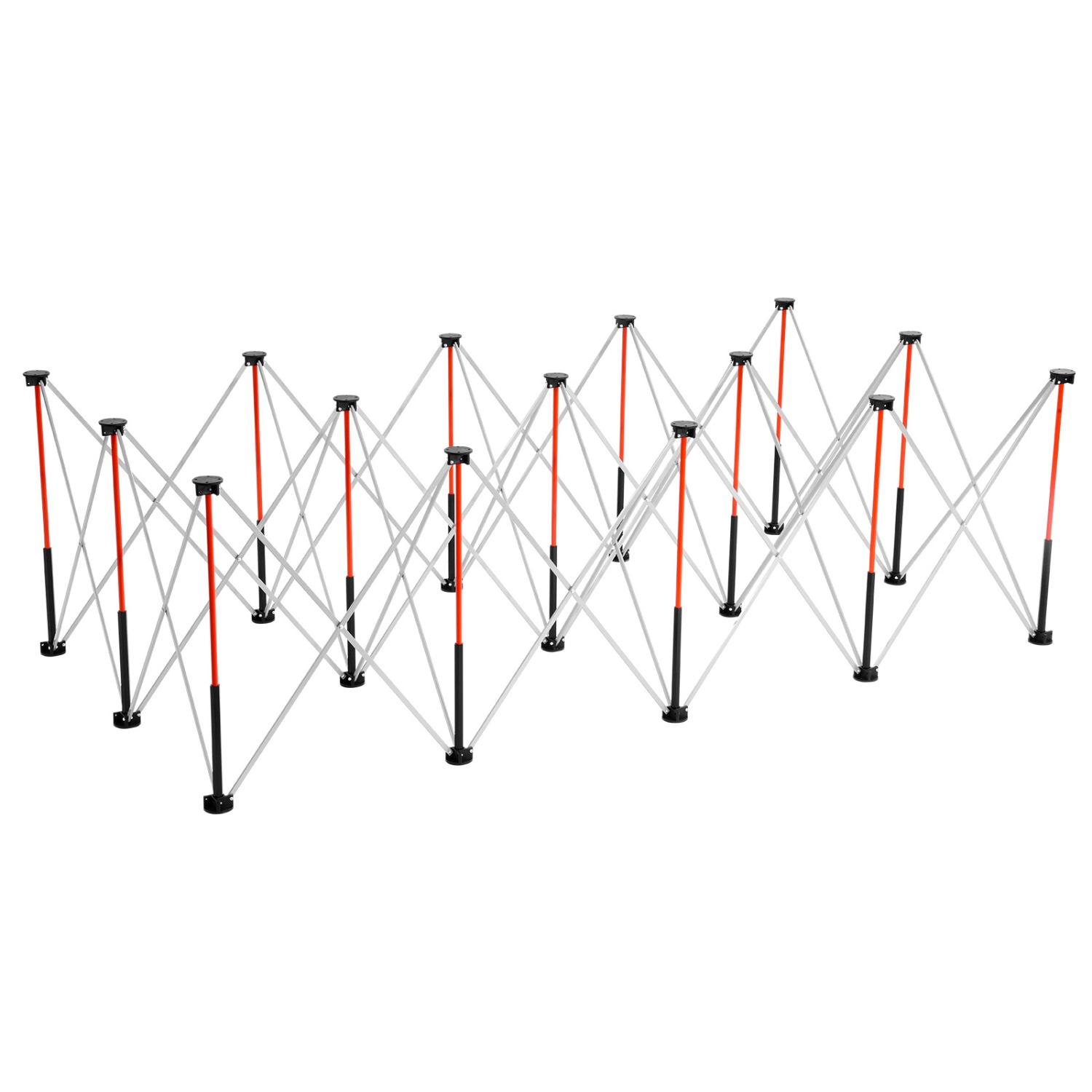 VEVOR 8.05 x 4.13 ft Portable Folding Workstand, Collapsible Workbench, 6000 lbs Weight Capacity, No Assembly Foldable Work Stand with Storage Bag,