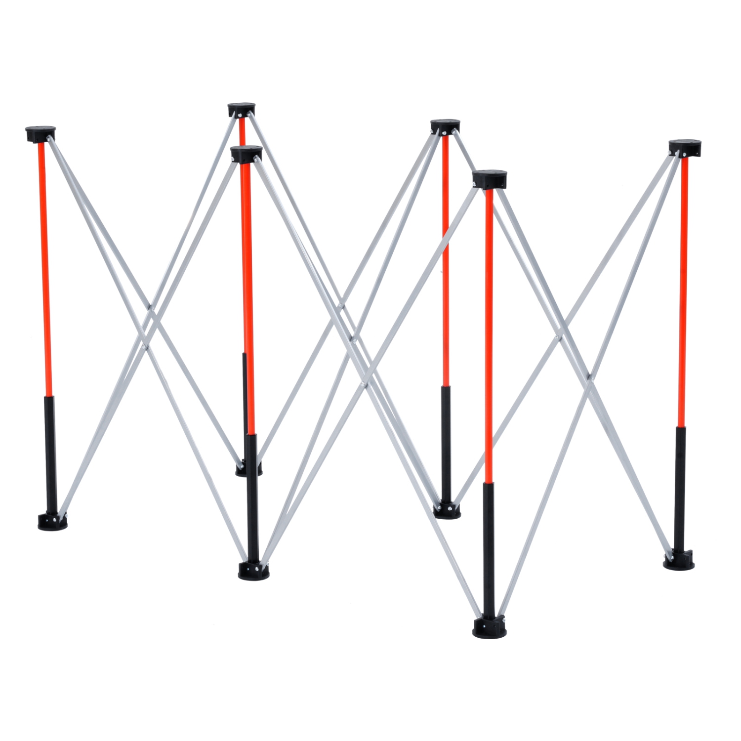 Bâton pliant portatif VEVOR 4,16 x 2.18&nbsp;pi, établi pliable, capacité 2500&nbsp;lb, support de travail pliable sans assemblage avec sac de