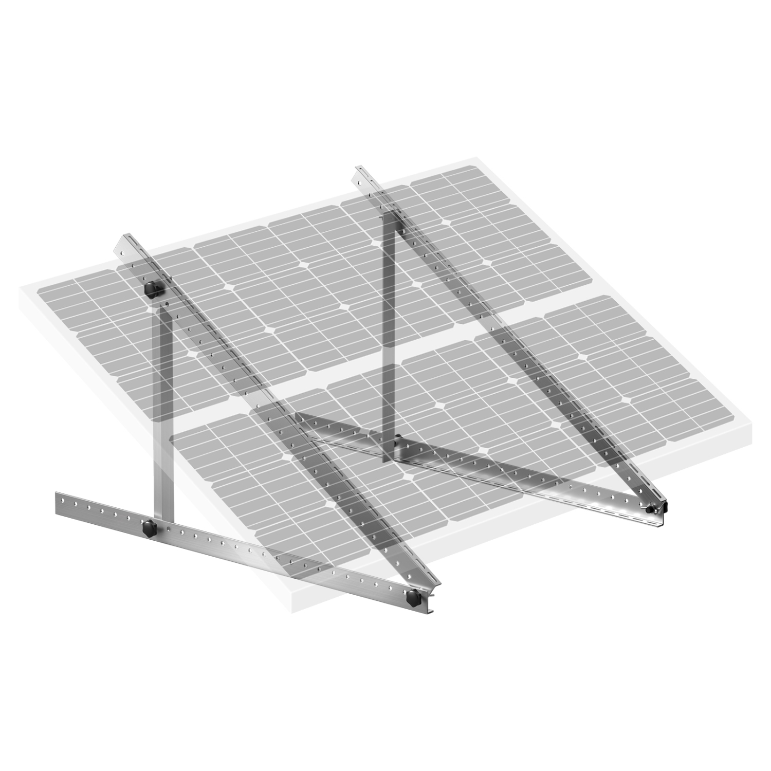 VEVOR 41-Inch Solar Panel Mounting Brackets, 0 to 90° Adjustable Tilt ...