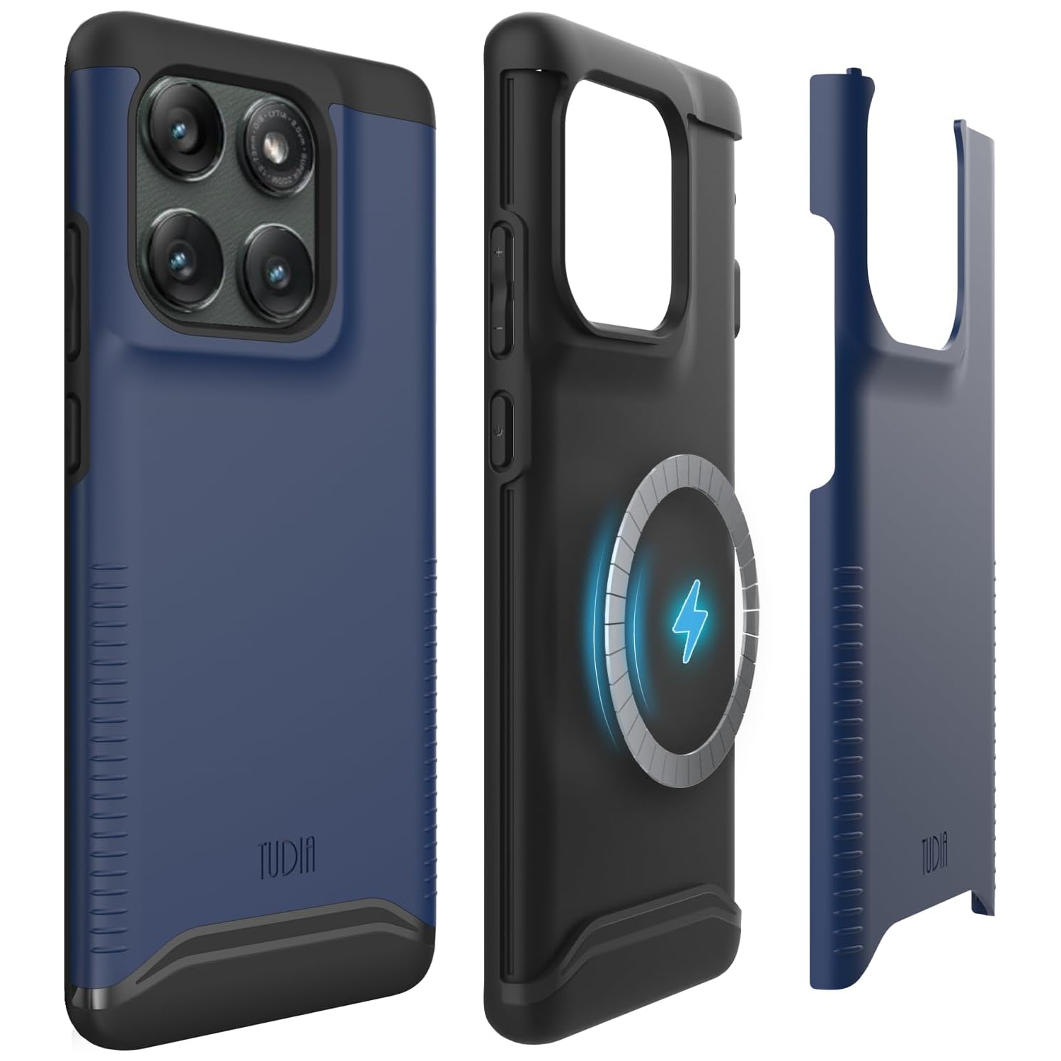 TUDIA Merge Motorola Edge 2025 Case MagSafe Compatible - Indigo Blue