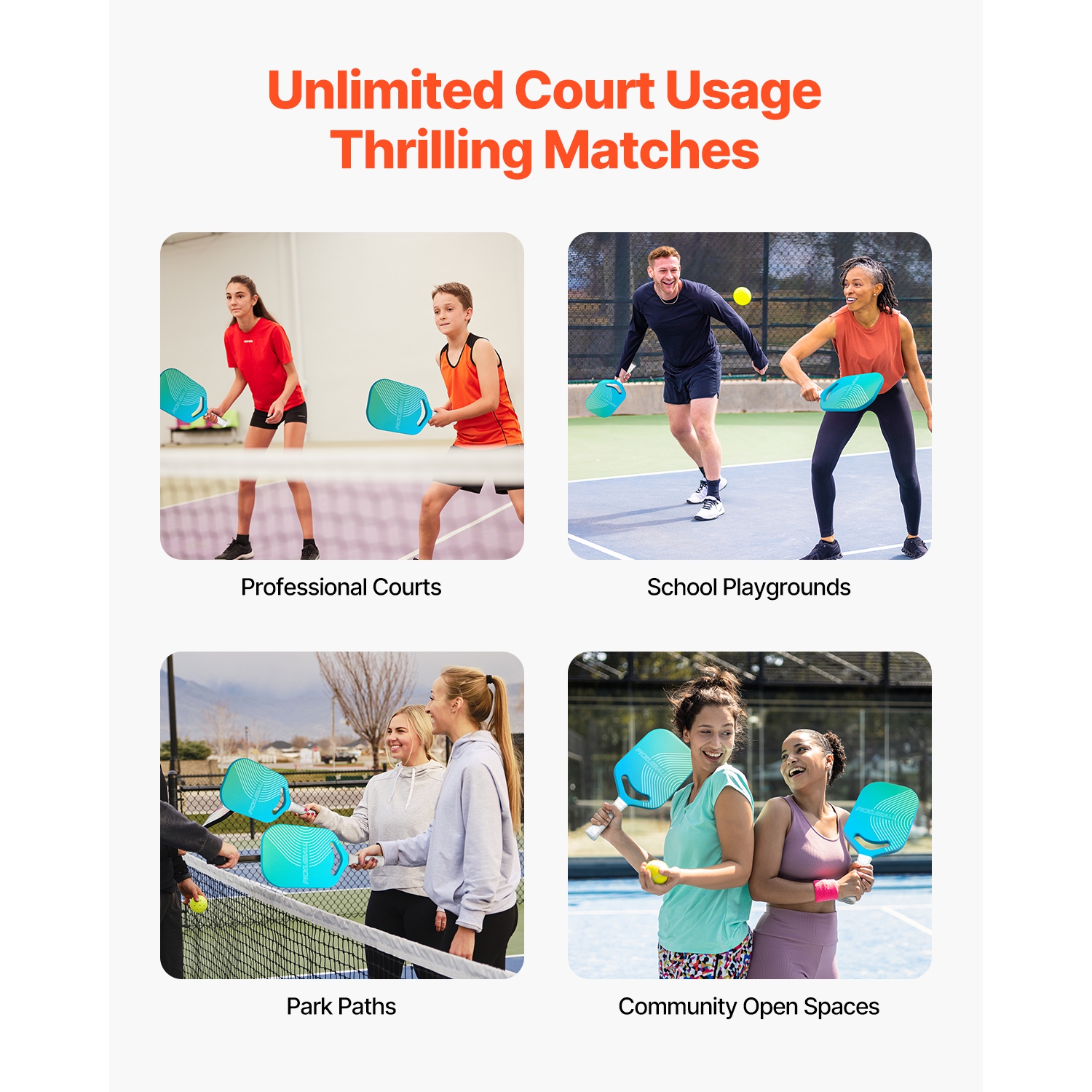 VEVOR T700 Pickleball Paddle with Aero Throat, Carbon Fiber Surface & Honeycomb Core, Professional Pickleball Paddle with Increased Power & Control &