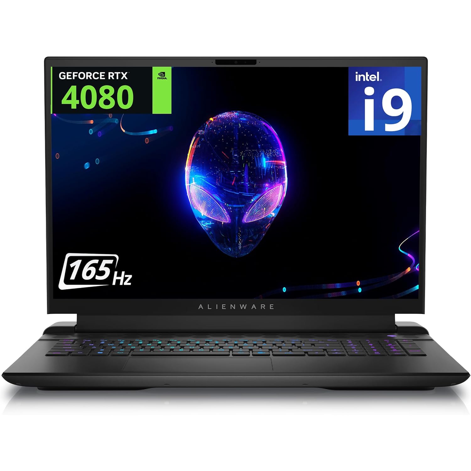 Refurbished Excellent - Dell Alienware M18 R2 18" QHD 165Hz 3ms Gaming Laptop, Intel i9-14900HX, 4TB PCIe SSD, 64GB DDR5, GeForce RTX 4080 12GB GDDR6, Backlit Keyboard, Win 11 Pro