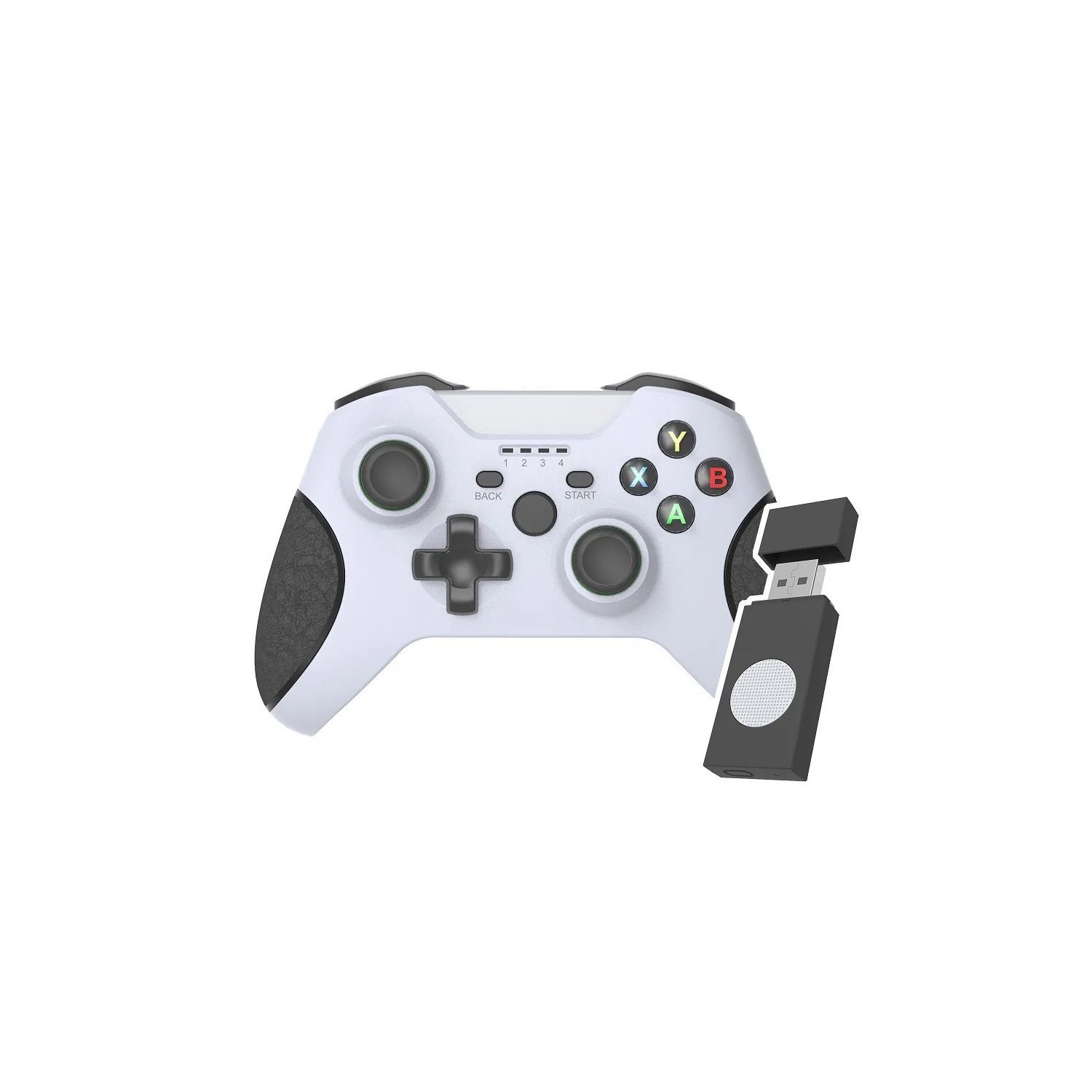 Manette XBOX ONE, manette sans fil Xbox One, 2,4&nbsp;g avec prise pour écouteurs manette de jeu Xbox One - blanc