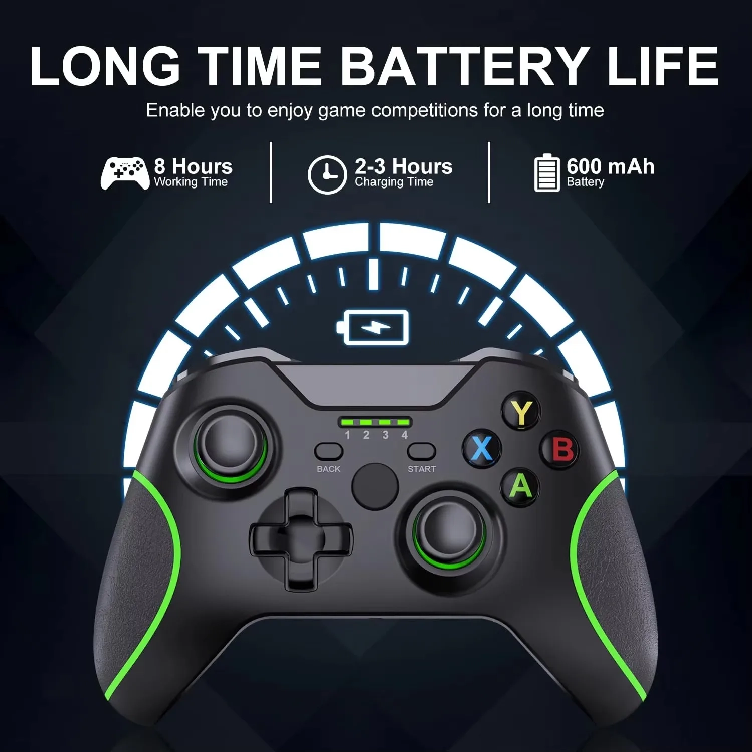 Manette XBOX ONE, manette sans fil Xbox One, 2,4 g avec prise pour écouteurs manette de jeu Xbox One - blanc