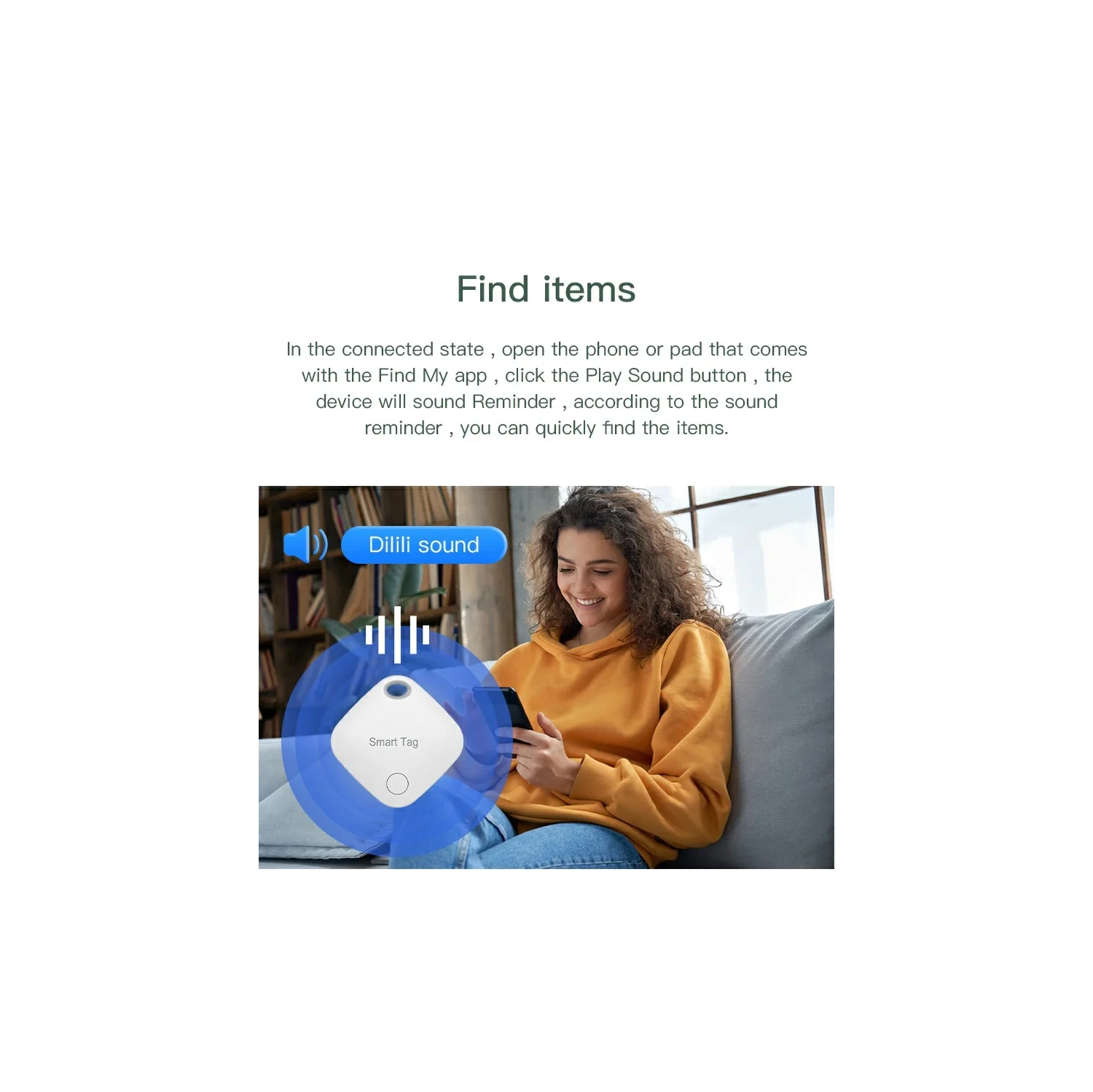 Localisateur de dents GPS intelligent d'Apple, dispositif de repérage de bagage pour portefeuille pour animal de compagnie, dispositif anti-perte 3ᵉ