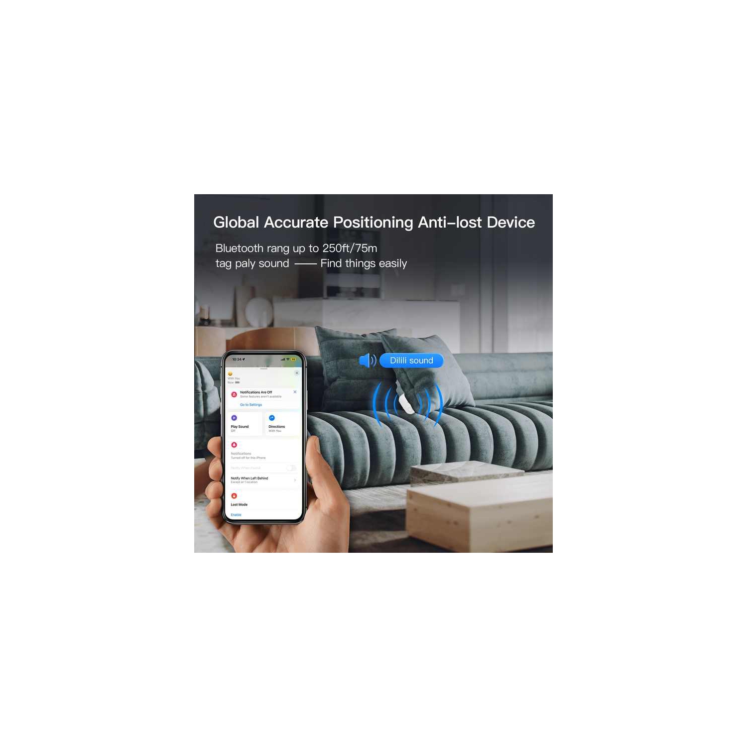 Localisateur de dents GPS intelligent d'Apple, dispositif de repérage de bagage pour portefeuille pour animal de compagnie, dispositif anti-perte 3ᵉ