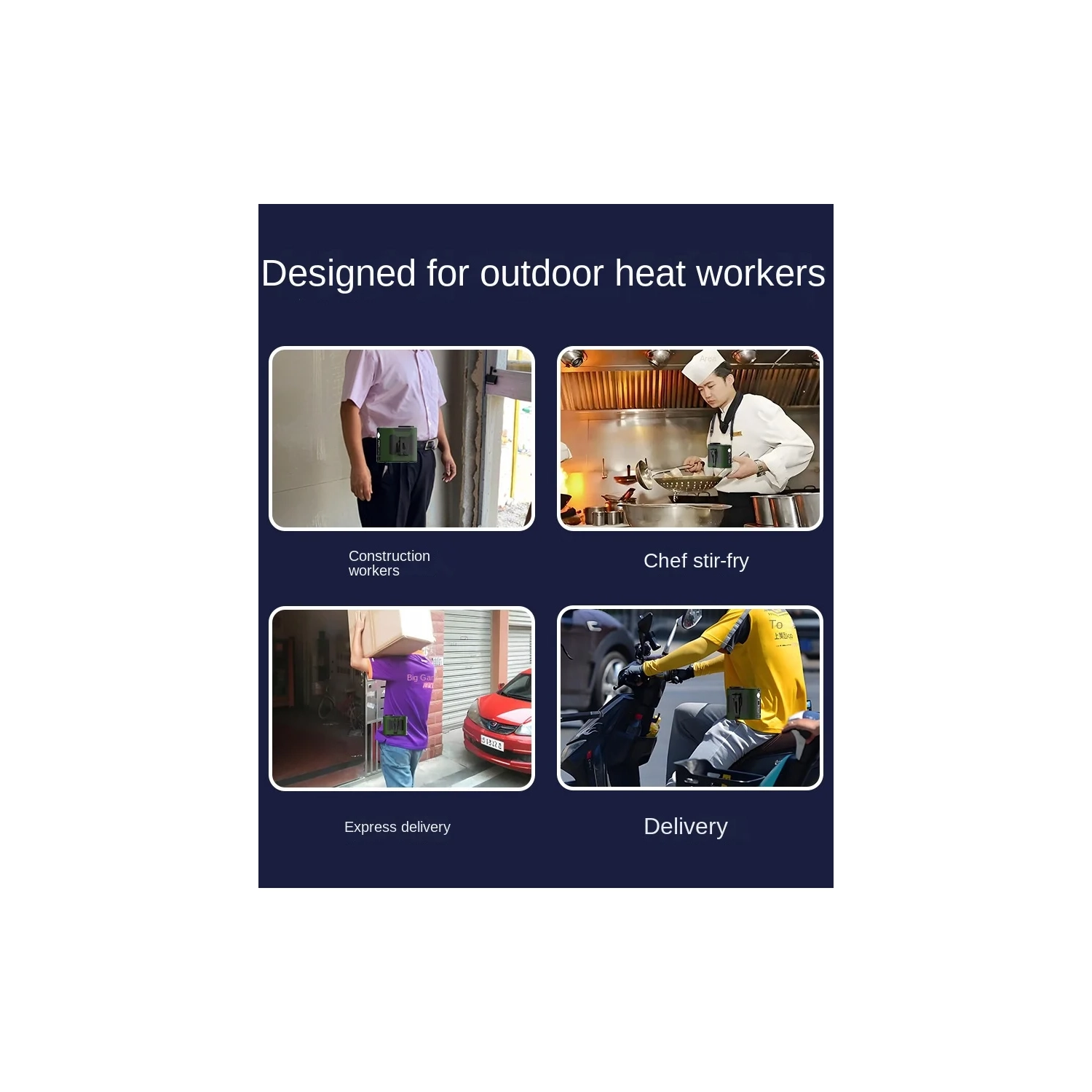 Nouveau ventilateur de ceinture à très longue autonomie Ventilateur portatif à fixation au cou avec batterie 10000&nbsp;mAh Ventilateur de chargement