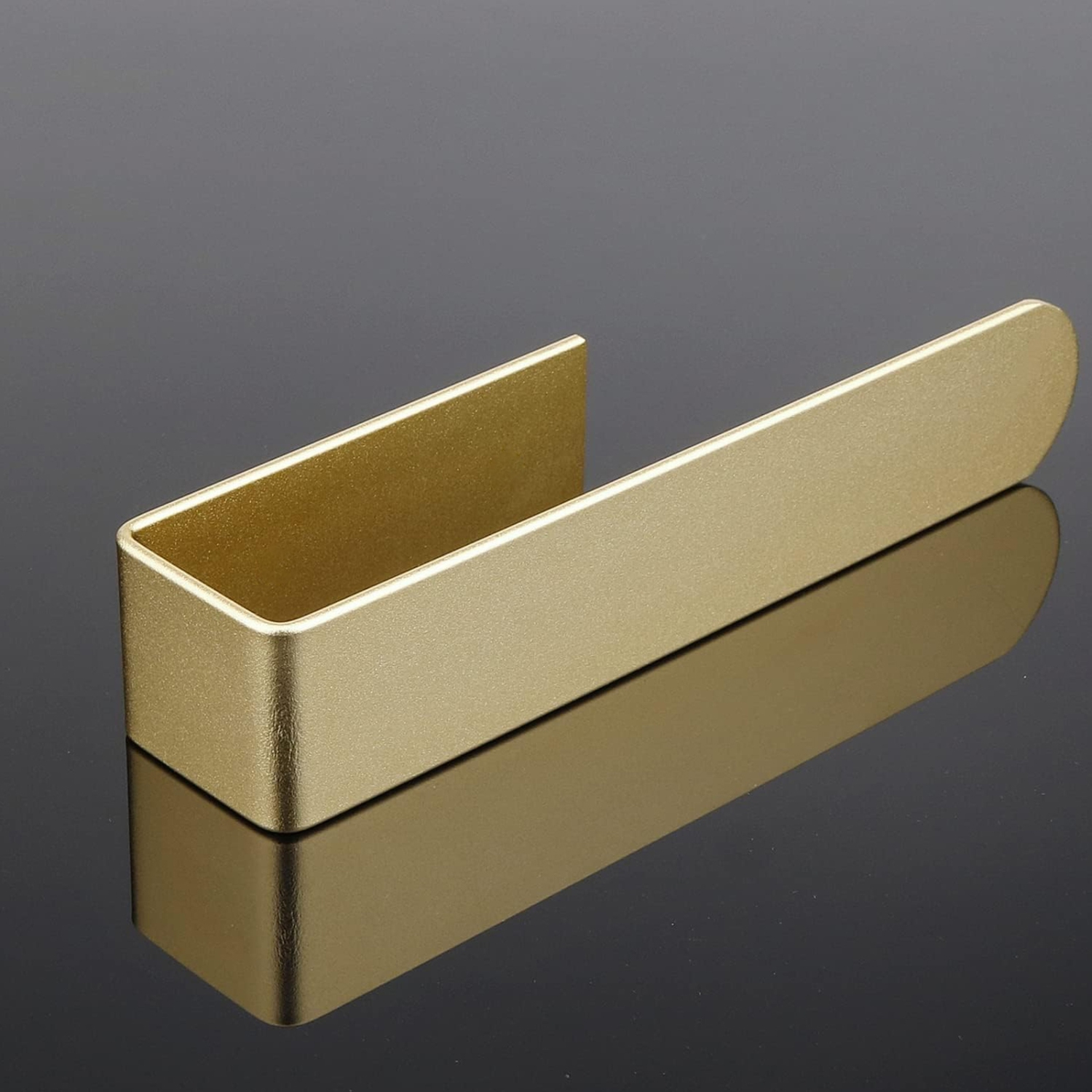 Porte-serviettes adhésif doré, porte-serviettes mural auto-adhésif, 2 pièces