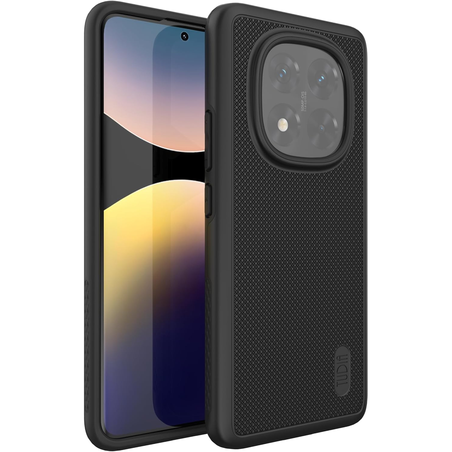 TUDIA MergeGrip Xiaomi Redmi Note 14 Pro Plus 5G Case 2025 - Black