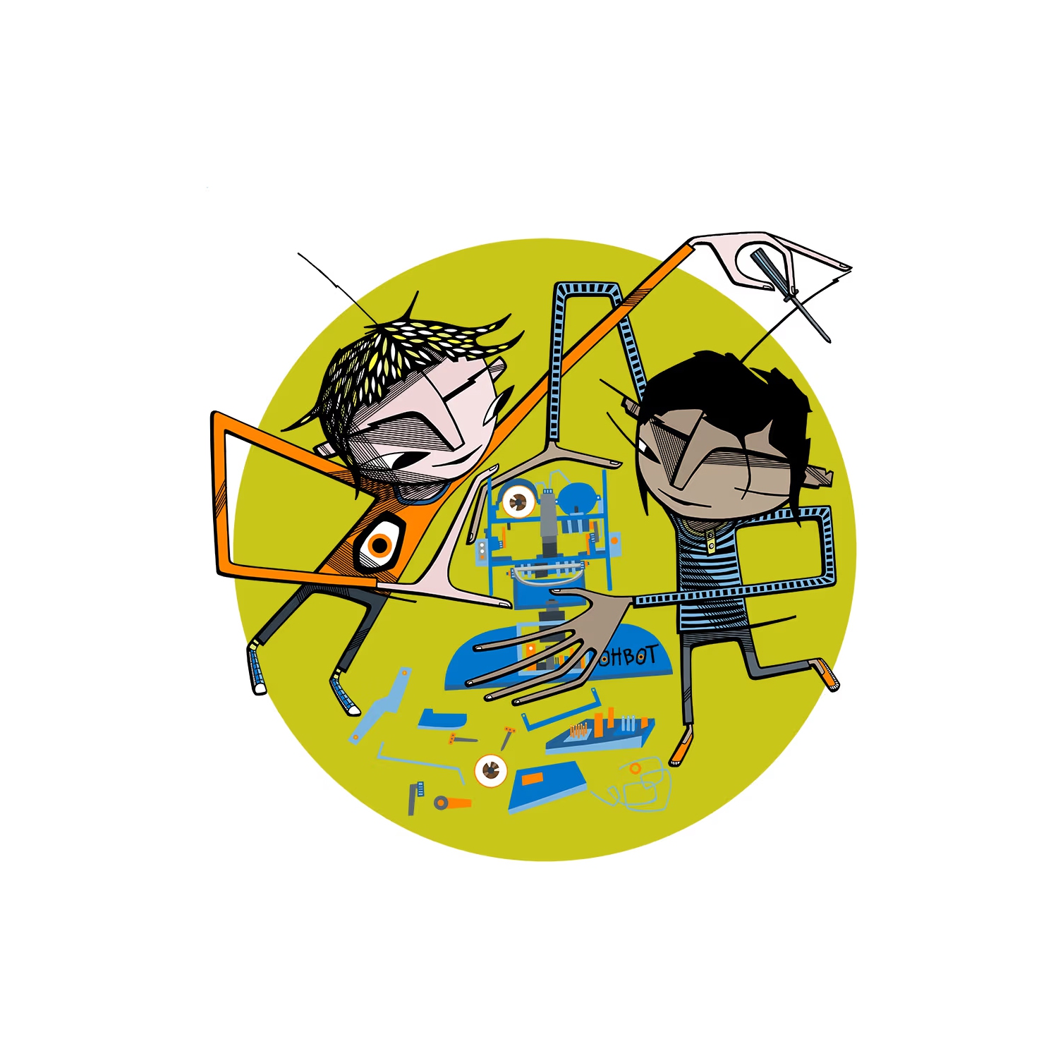 Ohbot 2.2 Programmable Social Robot Kit - Assembled DIY Coding Robot with AI Support - STEM Educational Robotics for Kids Ages 7+