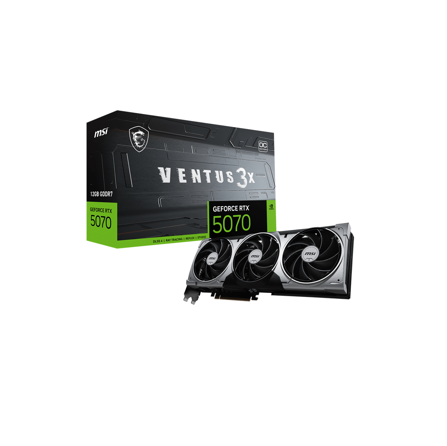MSI GeForce RTX 5070 12G Ventus 3X OC Graphics Card