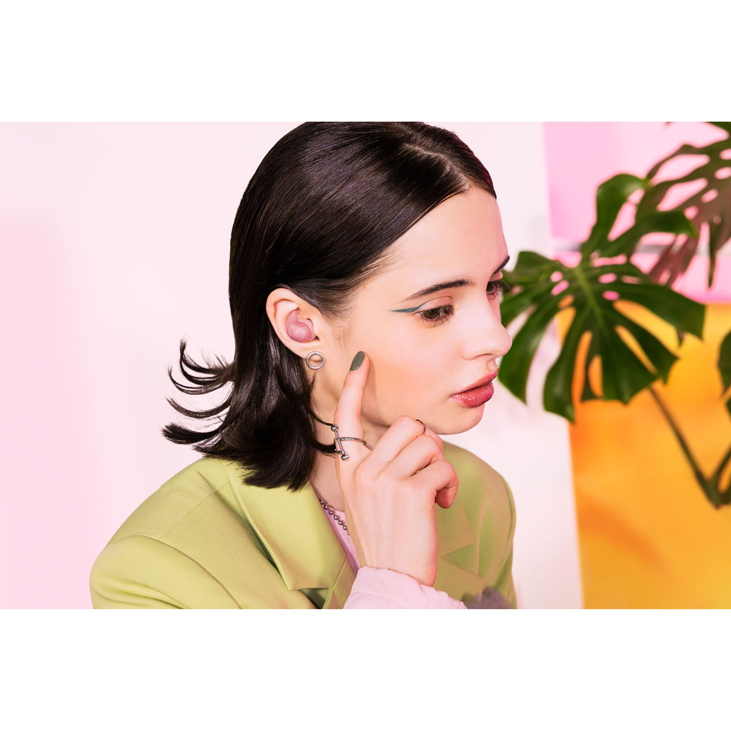 Écouteurs boutons 100 % sans fil à suppression du bruit LinkBuds Fit de Sony - Rose