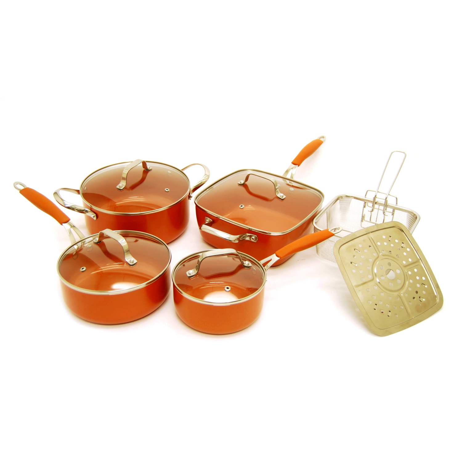 Starfrit Eco Copper 10 Piece Cookware Set