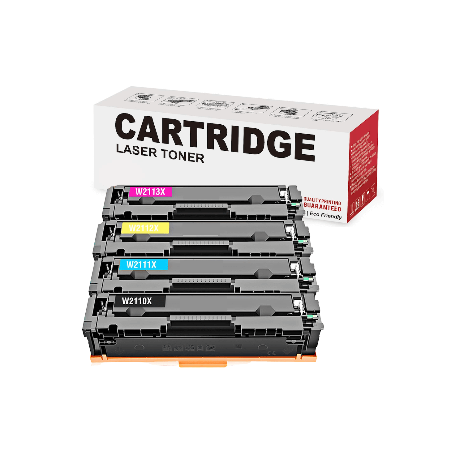Compatible HP 206X Toner Cartridges BCYM OEM Chip