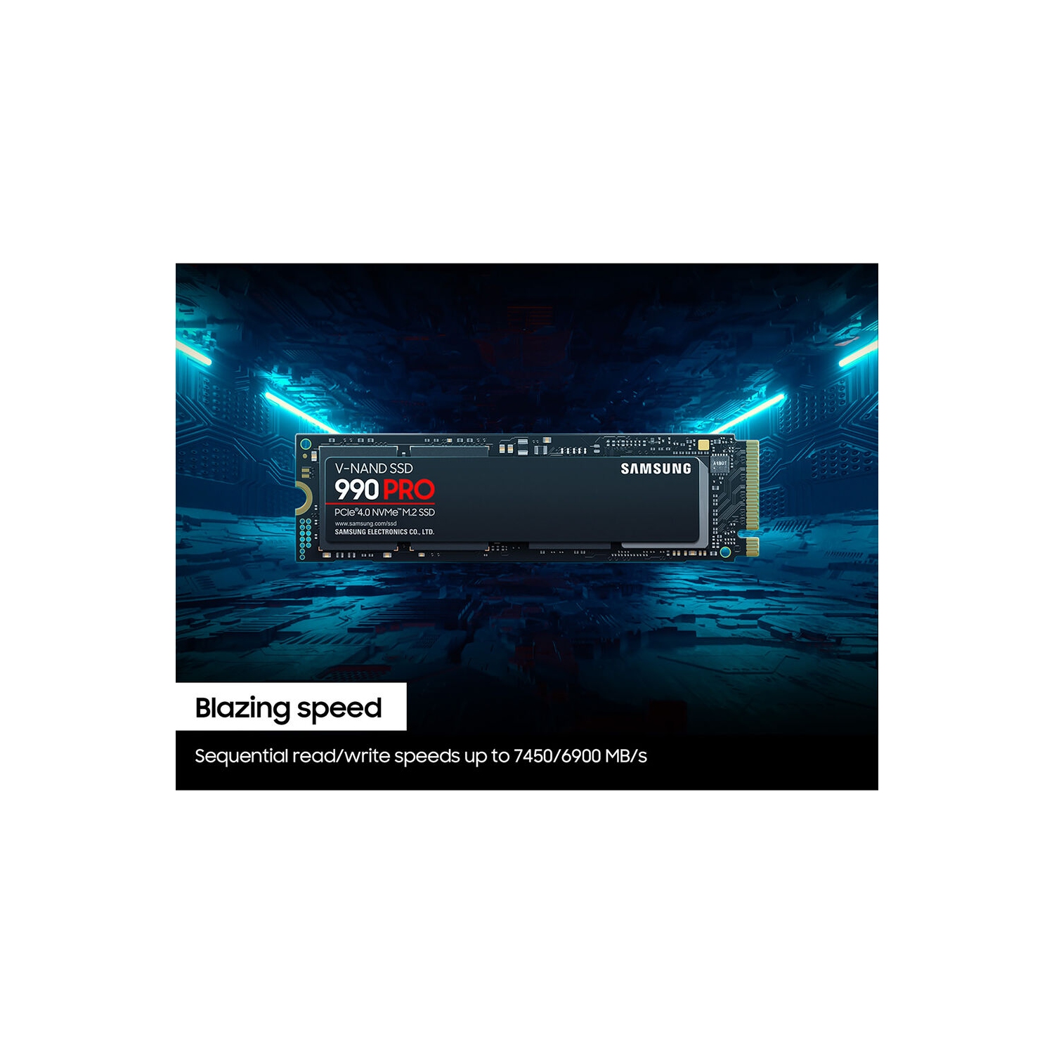 Samsung 4TB 990 PRO PCIe 4.0 x4 M.2 Internal SSD - MZ-V9P4T0B/AM