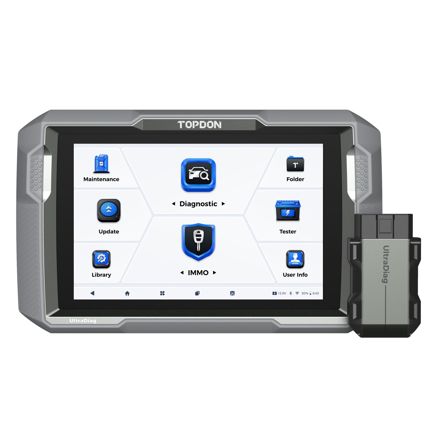 TOPDON UltraDiag Scan Tool / Key Programmer (8" Colour Display - Bluetooth)