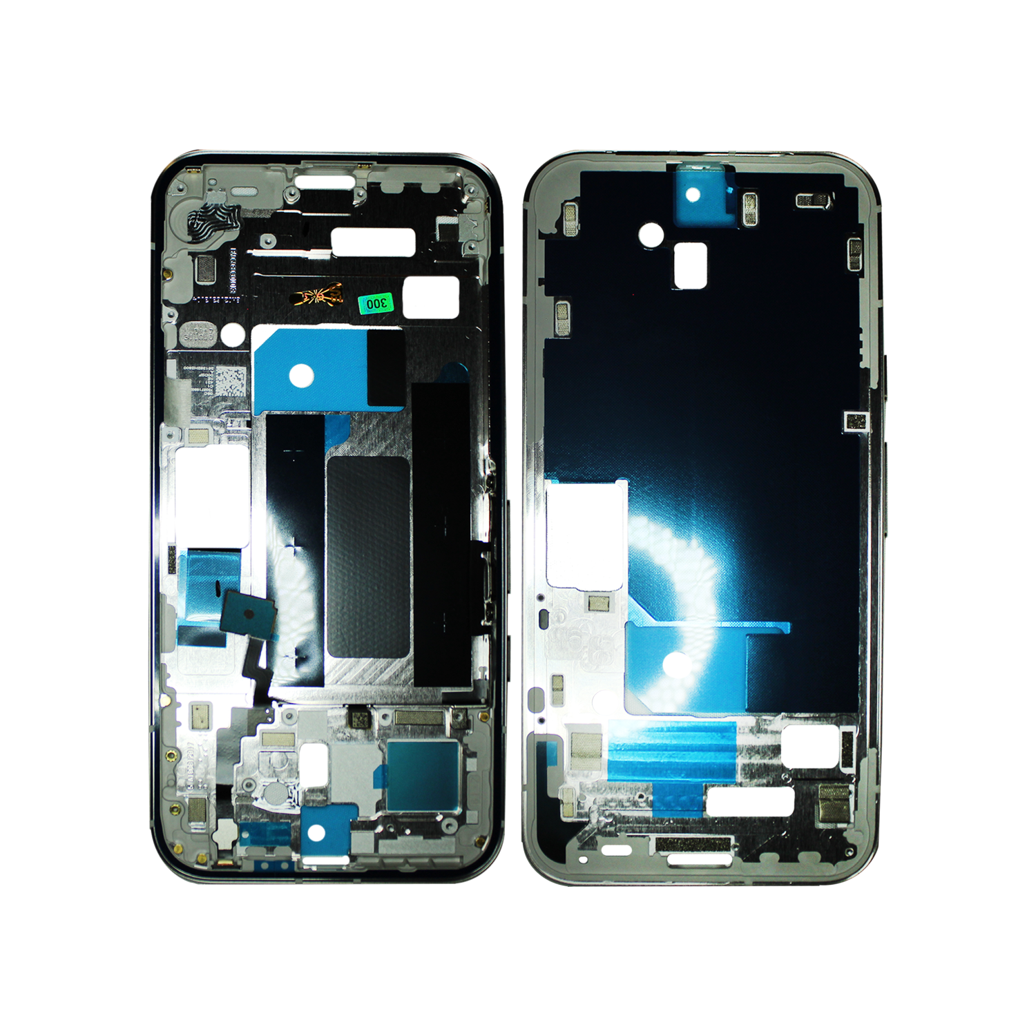 Boîtier moyen de remplacement compatible avec le Pixel 8a de Google (OEM authentique) (porcelaine légère)