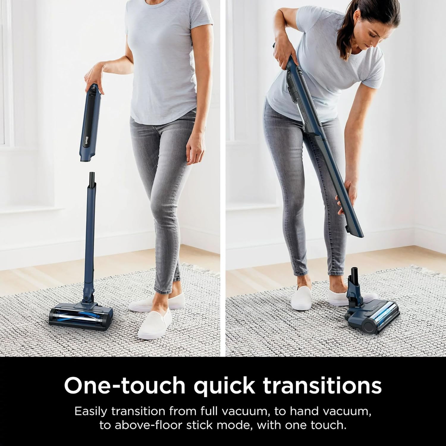 Refurbished - Shark WS640 Cordless Stick Vacuum, Lightweight, Powerful Suction, Anti-Allergen Technology, for Home and Pet Hair