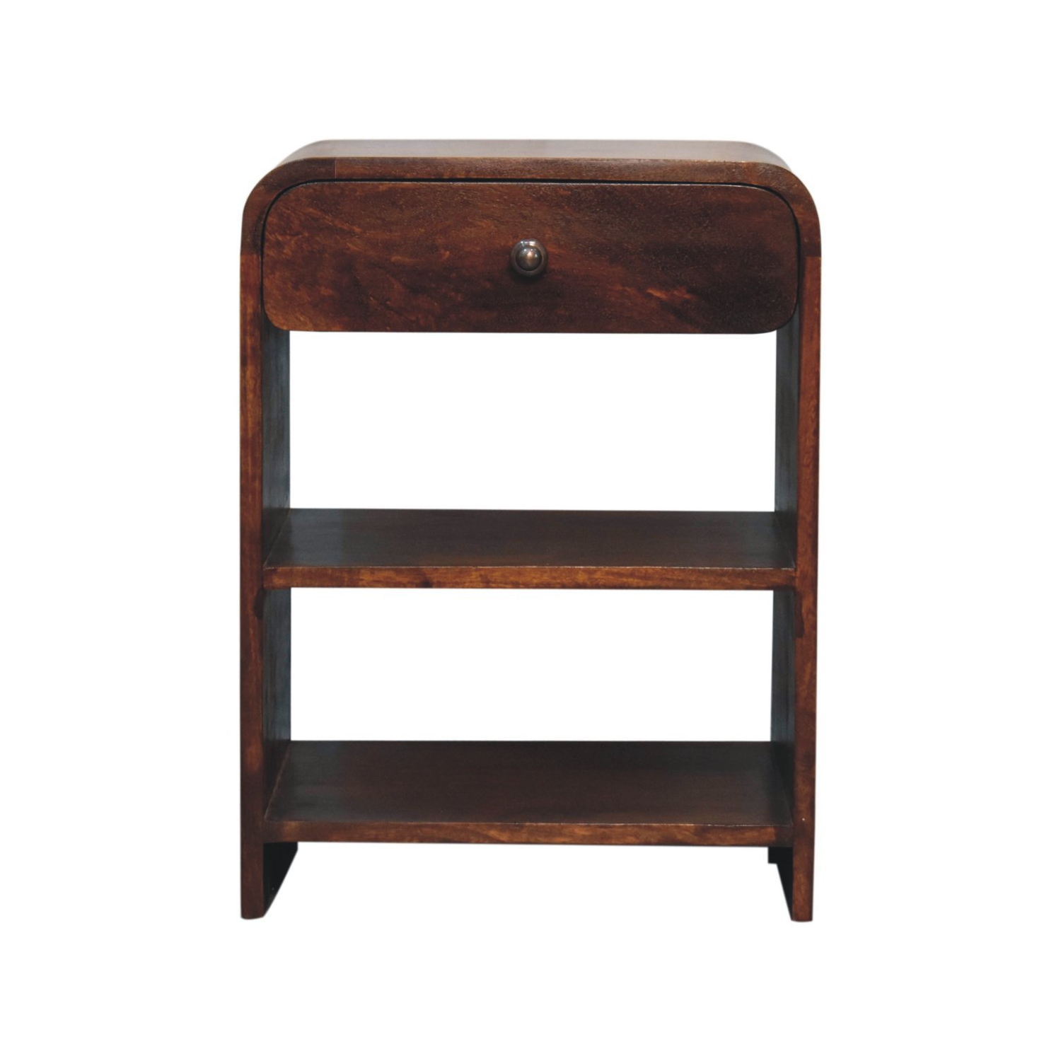 Artisan Furniture – Côté de lit ouvert Aspen en bois massif