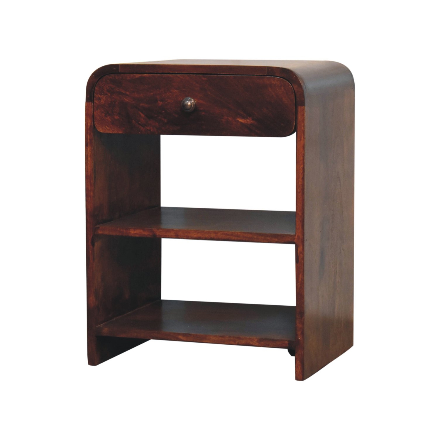 Artisan Furniture – Côté de lit ouvert Aspen en bois massif